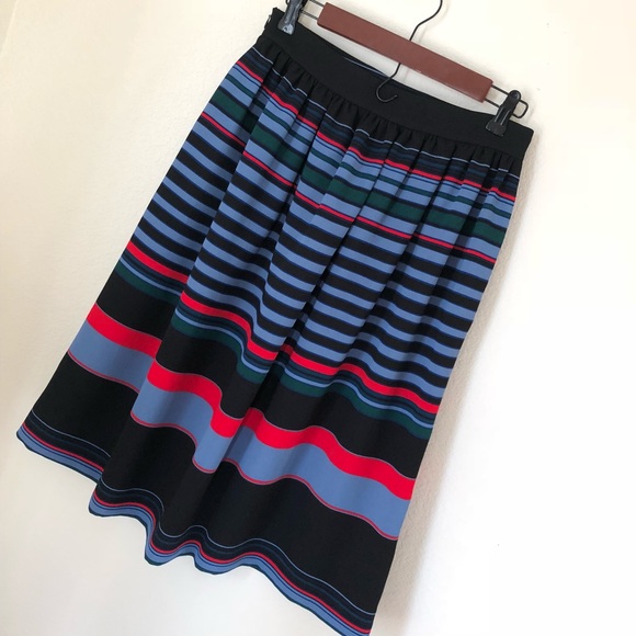 Zara Striped Midi Skirt - Picture 5 of 5